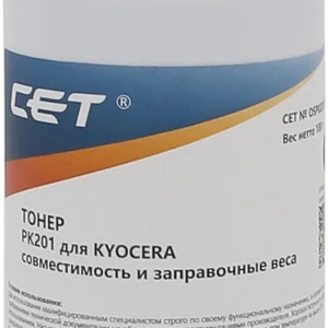 Тонер Cet PK201 OSP0201K-100 черный бутылка 100гр. для принтера Kyocera ECOSYS P6030cdn/M6026cdn