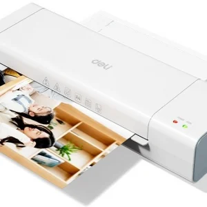 Ламинатор Deli ET112 белый A4 (80-125мкм) 28см/мин лам.фото реверс