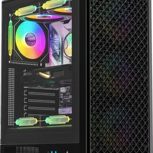 Formula V Line MANA Dynamic Black AR, ATX, TYPE-C*1, USB3.0*2, FRONT 3x120mm ARGB, REAR 1x120mm ARGB