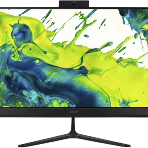 Моноблок Acer Aspire C24B-GMTL 23.8" Full HD Core Ultra 5 115U (1.5) 16Gb SSD512Gb HDG Eshell GbitEth WiFi BT клавиатура мышь Cam черный 1920x1080