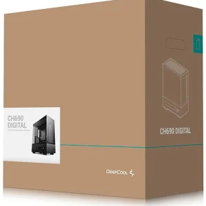 Корпус Deepcool CH690 Digital черный без БП ATX 10x120mm 10x140mm 1xUSB2.0 audio bott PSU