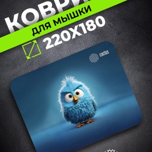 Коврик для мыши Cactus Bird 220x180x2мм (CS-MPC-P13XS)