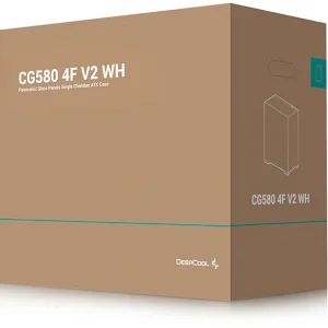 Корпус Deepcool CG580 4F V2 WH белый без БП ATX 6x120mm 4x140mm 2xUSB3.0 audio bott PSU