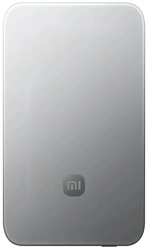 Мобильный аккумулятор Xiaomi UltraThin Magnetic Power Bank 5000 15W GL 5000mAh QC/PD 22.5W 2.4A беспров.зар. серебристый (BHR08Z2GL)