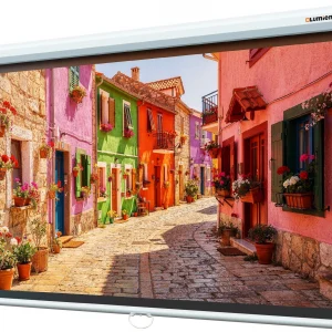 Экран Lumien 84" 137x192см Eco Picture LEP-100126 16:9 настенно-потолочный рулонный белый