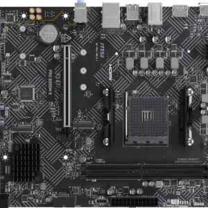 Материнская плата MSI PRO B550M-B Soc-AM4 AMD B550 2xDDR4 mATX AC`97 8ch(7.1) GbLAN RAID+HDMI+DP