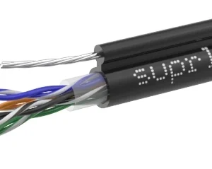 Кабель сетевой информационный Suprlan Premium 01-0308-1 кат.5E U/UTP 4 пары 23AWG PE внешний 305м черный