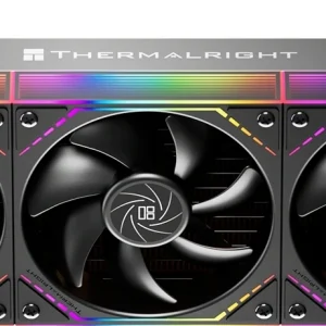 Система водяного охлаждения Thermalright Peerless Vision 360 Soc-AM5/AM4/1200/1700/1851 черный 4-pin 28.1dB Al LCD Ret (P-VISION-360-BL-ARGB)
