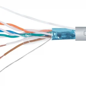 Кабель Cabeus FTP-4P-CAT.5E-PATCH-LSZH-GY кат.5E F/UTP 4 пары LSZH внутренний 305м серый