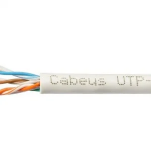 Кабель информационный Cabeus UTP-4P-CAT.5E-SOLID-WH кат.5E U/UTP 4 пары PVC внутренний 305м белый