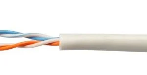 Cabeus UTP-2P-Cat.5e-SOLID-GY Кабель витая пара UTP (U/UTP), категория 5e, 2 пары (24 AWG) , одножильный, PVC нг(А)-LS, серый (305 м)