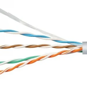 Кабель информационный Cabeus UTP-4P-Cat.5e-SOLID-LSZH-WH-100 кат.5E U/UTP 4 пары LSZH внутренний 100м белый