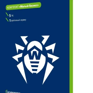 Программное Обеспечение DR.Web Малый бизнес серт.ФСТЭК России №5003 5ПК 1СРВ 5моб. 1г (BBZ-*C-12M-5-A3)