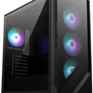 Корпус MSI MAG FORGE 320R черный без БП ATX 5x120mm 2xUSB3.1 audio bott PSU
