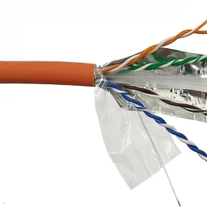 Кабель информационный Lanmaster LAN-6AFTP-LSZH-OR кат.6A FTP 4 пары 23AWG LSZH внутренний 305м оранжевый