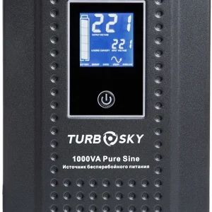 Источник бесперебойного питания Turbosky 1000vaPS 600Вт 1000ВА черный