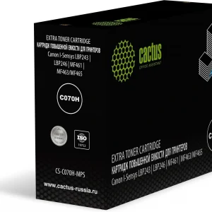 Картридж лазерный Cactus CS-C070H-MPS 070H черный (18000стр.) для Canon i-SENSYS LBP243/LBP246/MF461/MF463/MF465 с чипом