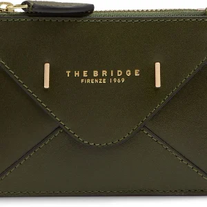Чехол для кредитных карт The Bridge Frida 01810501/00C тимьяновый натур.кожа