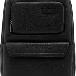 Рюкзак мужской The Bridge Ludovico 063126LZ/7R черный натур.кожа