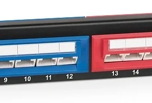 Патч-панель Cabeus PLCOL-24-Cat.5e-Dual 19" 1U 24xRJ45 кат.5E UTP