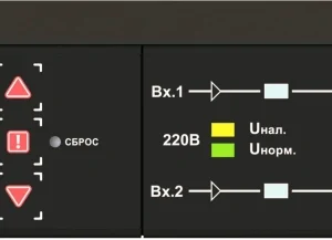АВР Elemy ATS-2001 1U 19" ввод:2xС20 выход:1xC19-9xС1316A черный