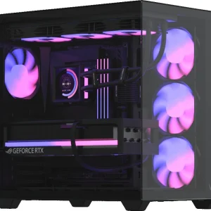 Корпус Formula Crystal Z2 Plus AR V2 черный без БП E-ATX 6x120mm 3x140mm 1xUSB2.0 1xUSB3.0 audio bott PSU