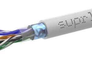 Кабель сетевой информационный Suprlan Premium 01-1032-1 кат.5E FTP 4 пары 24AWG LSZH внутренний 305м серый
