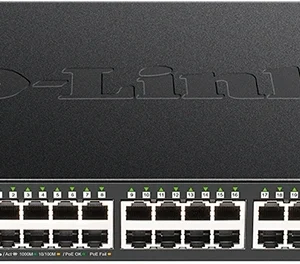 Коммутатор D-Link DGS-1250-28XMP/RU/A1A 24x1Гбит/с 4SFP+ 24PoE 370W управляемый