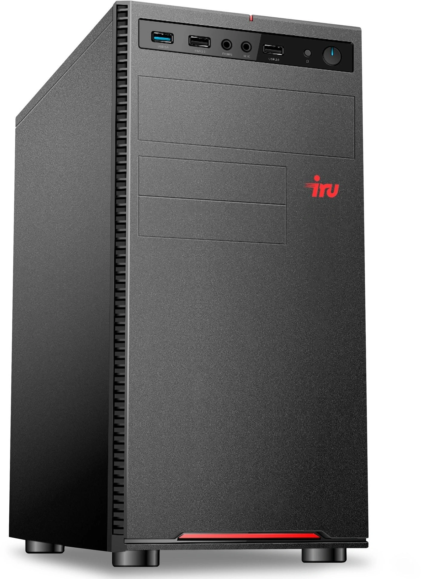 ПК IRU Planio 320A5SEV MT Ath Pro 300GE (3.4) 8Gb SSD256Gb RGr FreeDOS GbitEth 400W черный (RUS) (2166874)