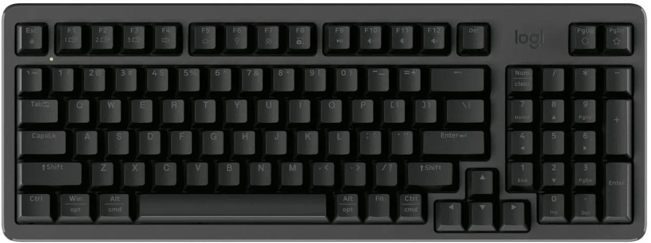 Клавиатура Logitech K868 механическая черный USB беспроводная BT/Radio (920-013912)
