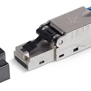 Коннектор Cabeus (8P8C-SH-C8-TWP) RJ45 серебристый