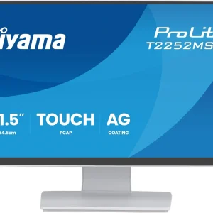 Монитор Iiyama 22" ProLite T2252MSC-W2AG белый IPS LED 5ms 16:9 HDMI M/M матовая 250cd 178гр/178гр 1920x1080 60Hz DP FHD USB Touch 4.5кг