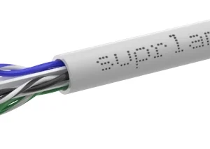 Кабель сетевой информационный Suprlan Six 01-0316-1 кат.6 U/UTP 4 пары 23AWG PVC внутренний 305м серый
