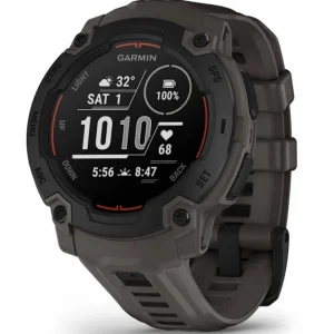 Смарт-часы Garmin Instinct E 1.4" AMOLED корп.серый рем.серый (010-02933-00)