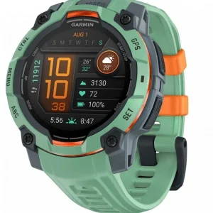 Смарт-часы Garmin Instinct 3 1.4" AMOLED корп.серый рем.серый (010-03020-01)