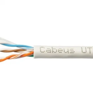 Кабель информационный Cabeus UTP-4P-CAT.5E-SOLID-LSLTX-GY кат.5E U/UTP 4 пары PVC внутренний 305м серый