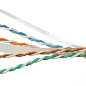 Кабель информационный Cabeus UTP-4P-CAT.6A-SOLID-LSZH-OR кат.6A U/UTP 4 пары LSZH внутренний 305м оранжевый
