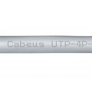 Кабель информационный Cabeus UTP-4P-CAT.6A-SOLID-PVC-GY кат.6A U/UTP 4 пары PVC внутренний 305м серый