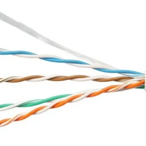 Кабель информационный Cabeus UTP-4P-CAT.5E-SOLID-WH-100 кат.5E U/UTP 4 пары PVC внутренний 100м белый