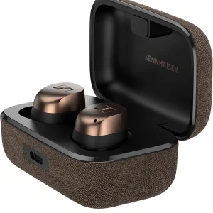 Гарнитура внутриканальные Sennheiser Momentum True Wireless 4 черный/медный беспроводные bluetooth в ушной раковине (700367 MTW4 BLACK COPPER)