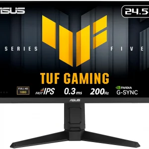 Монитор Asus 24.5" TUF Gaming VG259QL5A черный IPS LED 1ms 16:9 HDMI M/M матовая HAS Piv 300cd 178гр/178гр 1920x1080 200Hz DP FHD 4.9кг