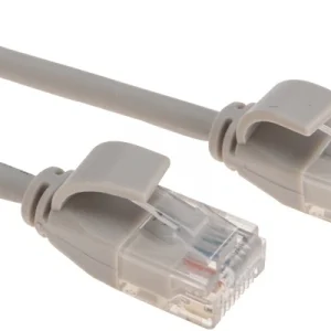 Патч-корд Rexant 02-0380-1 U/UTP RJ-45 вил. кат.6A 1м серый LSZH