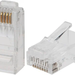 Коннектор Rexant (05-1031-4) кат.6 RJ45 прозрачный