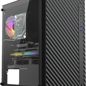 Корпус Accord ACC-508 черный без БП mATX 7x120mm 4x140mm 2xUSB2.0 1xUSB3.0 audio bott PSU