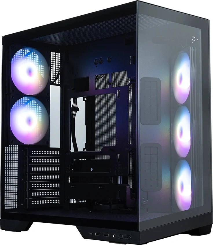 Корпус Zalman D50 черный без БП ATX 11x120mm 2x140mm 2xUSB3.0 audio bott PSU