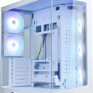 Корпус Zalman D50 белый без БП ATX 11x120mm 2x140mm 2xUSB3.0 audio bott PSU