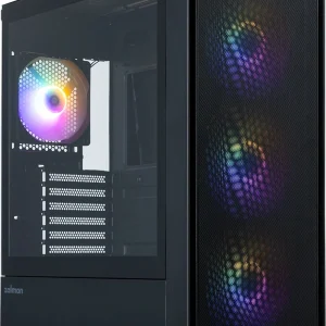 Корпус Zalman S6 черный без БП ATX 8x120mm 5x140mm 1xUSB2.0 1xUSB3.0 audio bott PSU