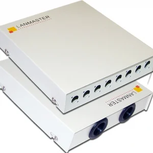 Кросс оптический LANMASTER (LAN-FOBM-WM-8FC) настенный. металлический. на 8 FC адаптеров