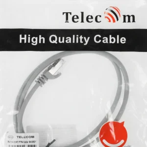 Патч-корд NA102-FTP-C5E-1M 1G FTP 4 пары cat5E CCA molded 1м серый RJ-45 (m)-RJ-45 (m)