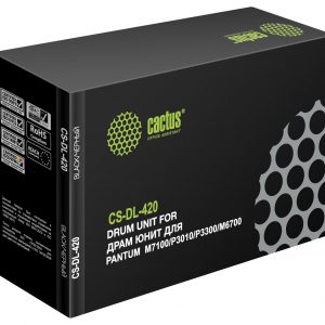Блок фотобарабана Cactus CS-DL-420 DL-420/DL-420P черный ч/б:30000стр. для M6700D/DW/M6800FDW/M7100DN/DW/M7102DN/M7103DN/M7107DN/DW/M7200FD/FDN/FDW/M7300FDN/FDW/M7302FDN/FDW/M7310DN/DW/P3010D/DW/P3020/P3300DN/DW/P3302DN/P3303DN Pantum